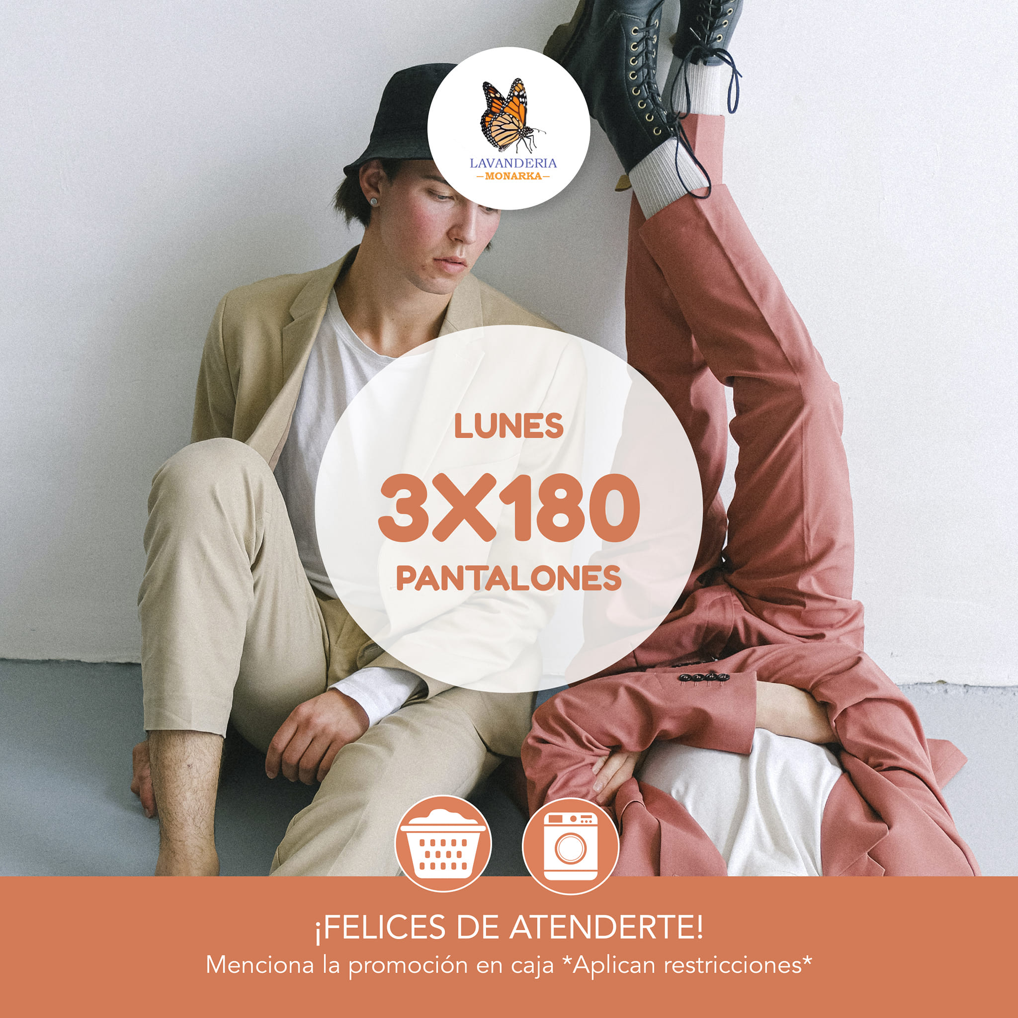 Ven a #lavanderíamonarka CONTAMOS... - Lavandería Monarka