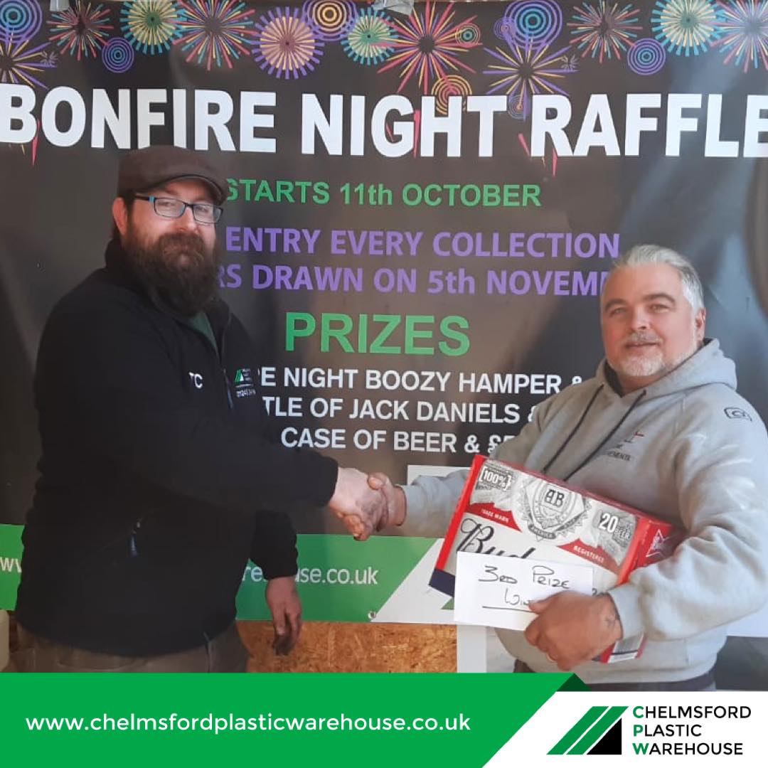 Chelmsford Plastic Warehouse - 📢 Bonfire Night Raffle - 3rd Place ...