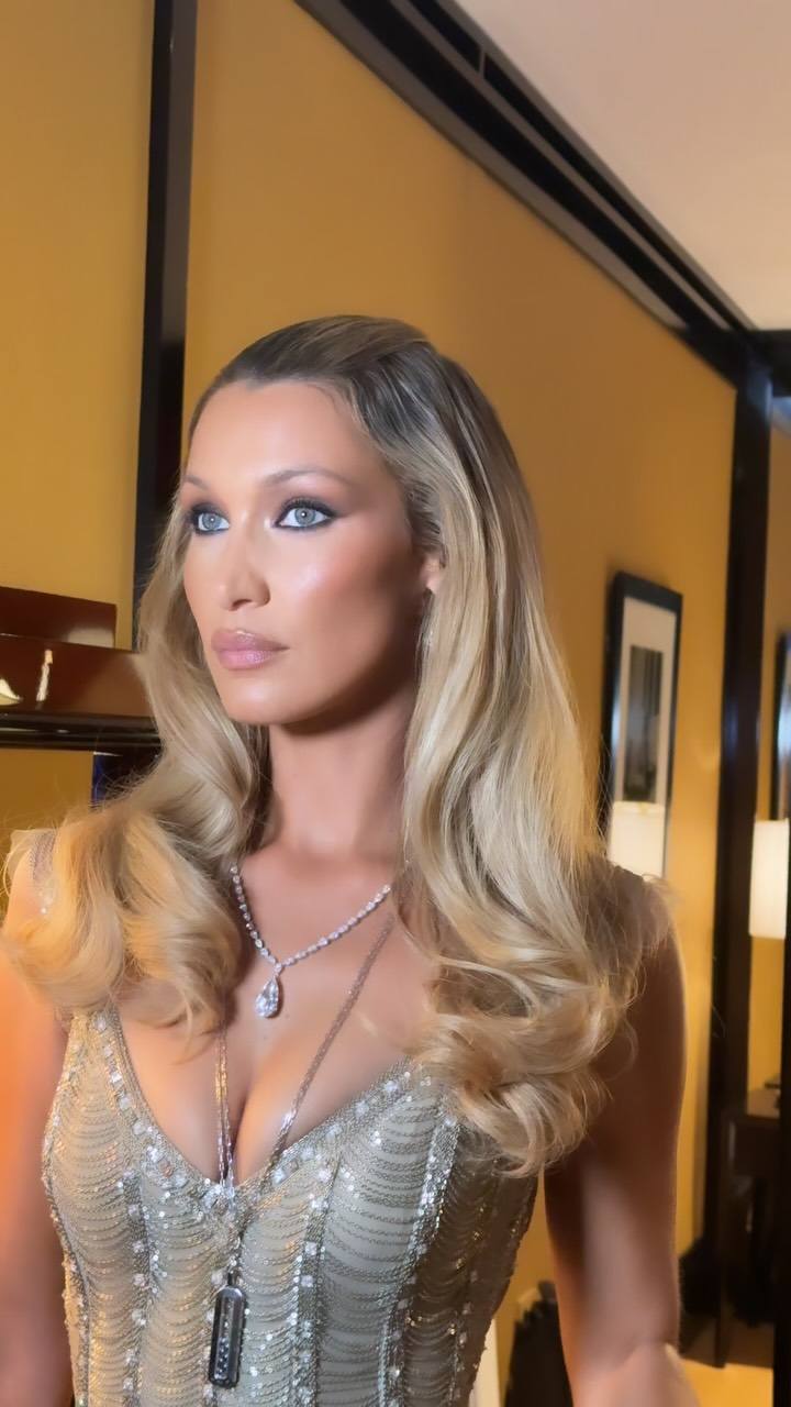ralph lauren gold dress bella hadid Channels Old Hollywood Glamour in Vintage at Chopard Event 💎✨ Bella Hadid brings pure Old Hollywood glamour to New York! ✨💎🔥 Bella Hadid dazzles as Chopard's global brand Okinawa prefecture