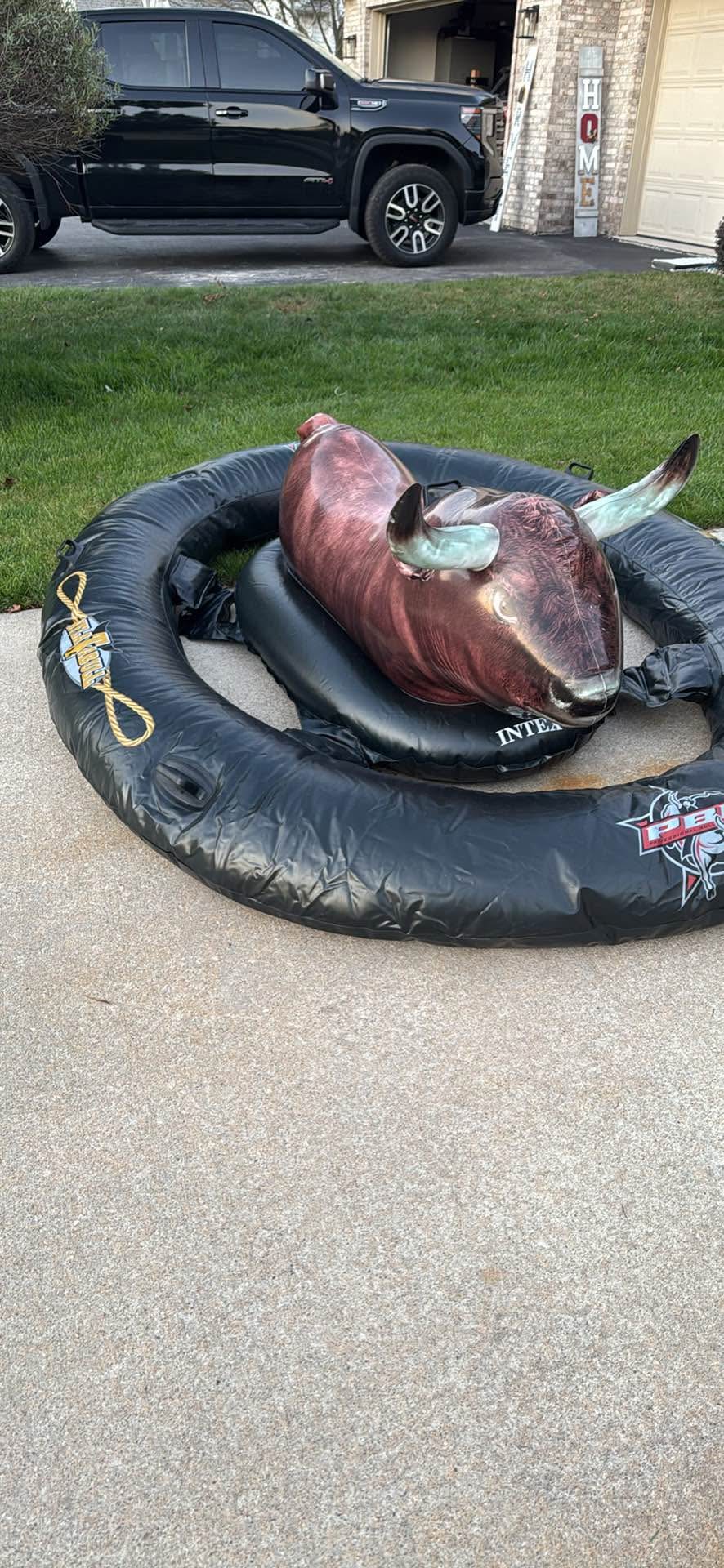 Inflatable Bull Ride-On for Pool or at the lake - Pools & Spas ...