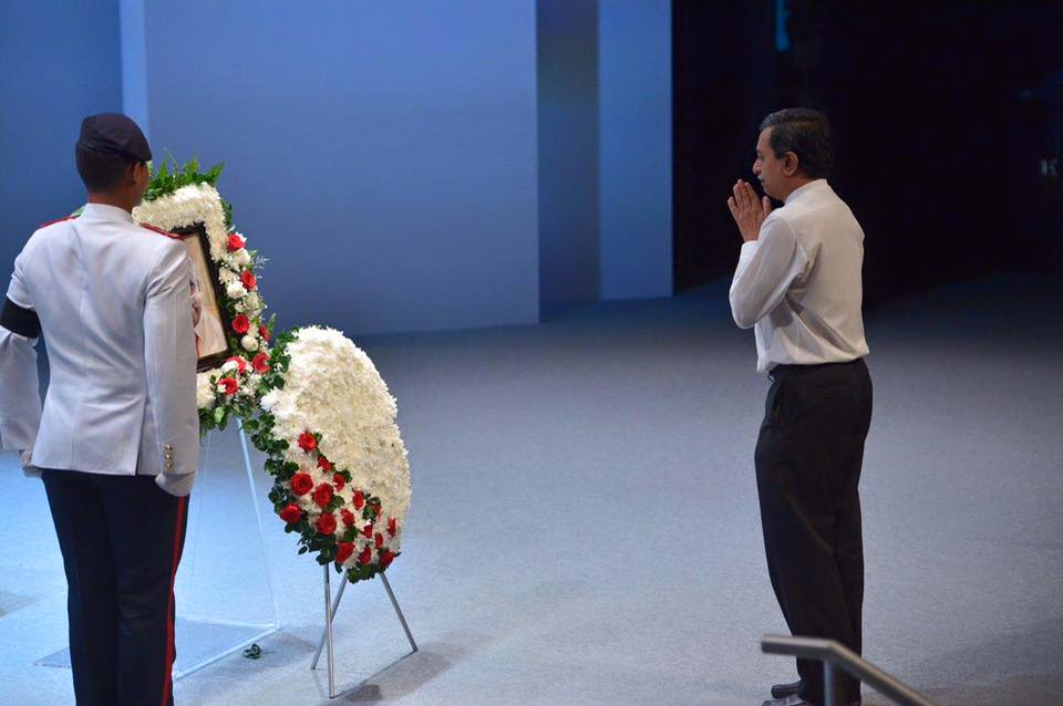 In memory of Mr S R Nathan, Singapore's 6th President