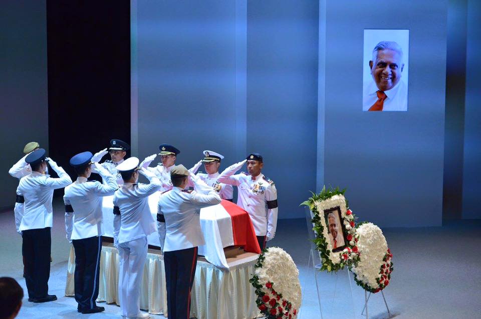 In memory of Mr S R Nathan, Singapore's 6th President