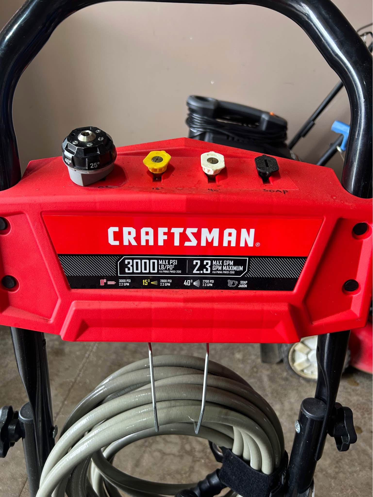 Craftsman 3,000 psi Pressure washer - Pressure Washers - State College ...