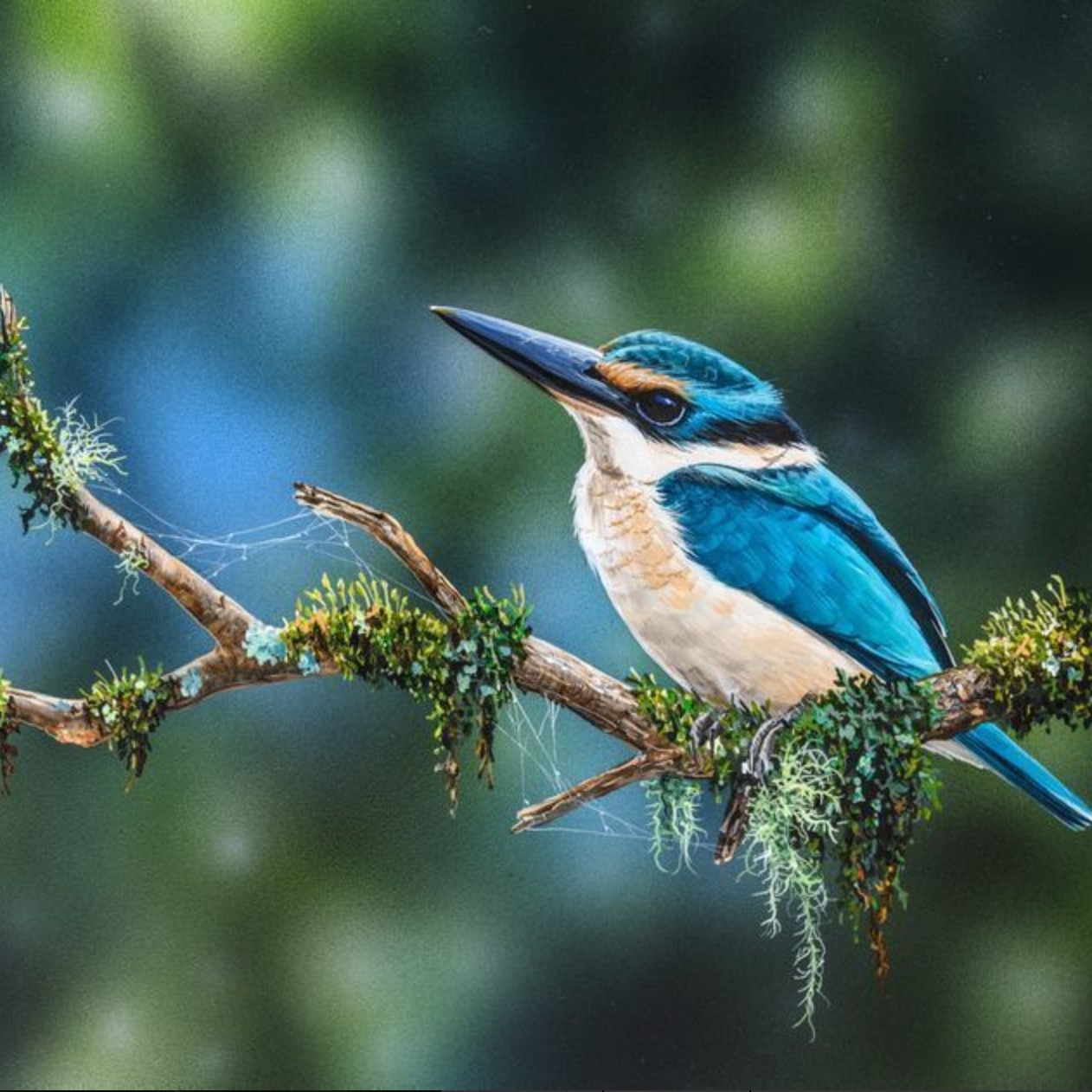 絵画J・HOOK KINGFISHER IN AN EXOTTC GARDEN 絵画J・HOOK KINGFISHER