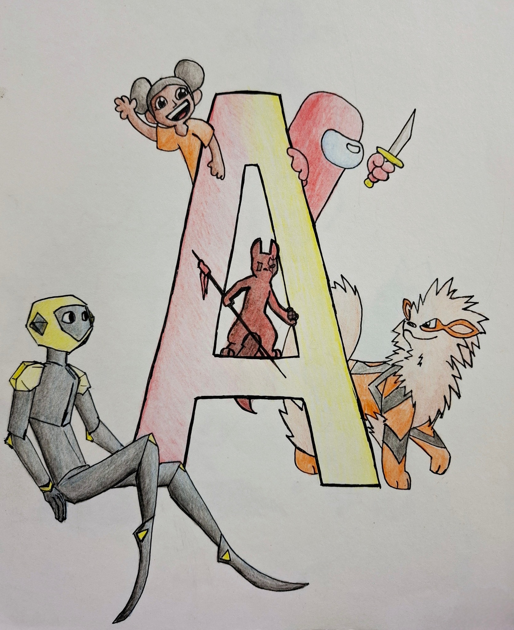 ゲームキャラクター user_c6269dec I am drawing an ABC of video game 