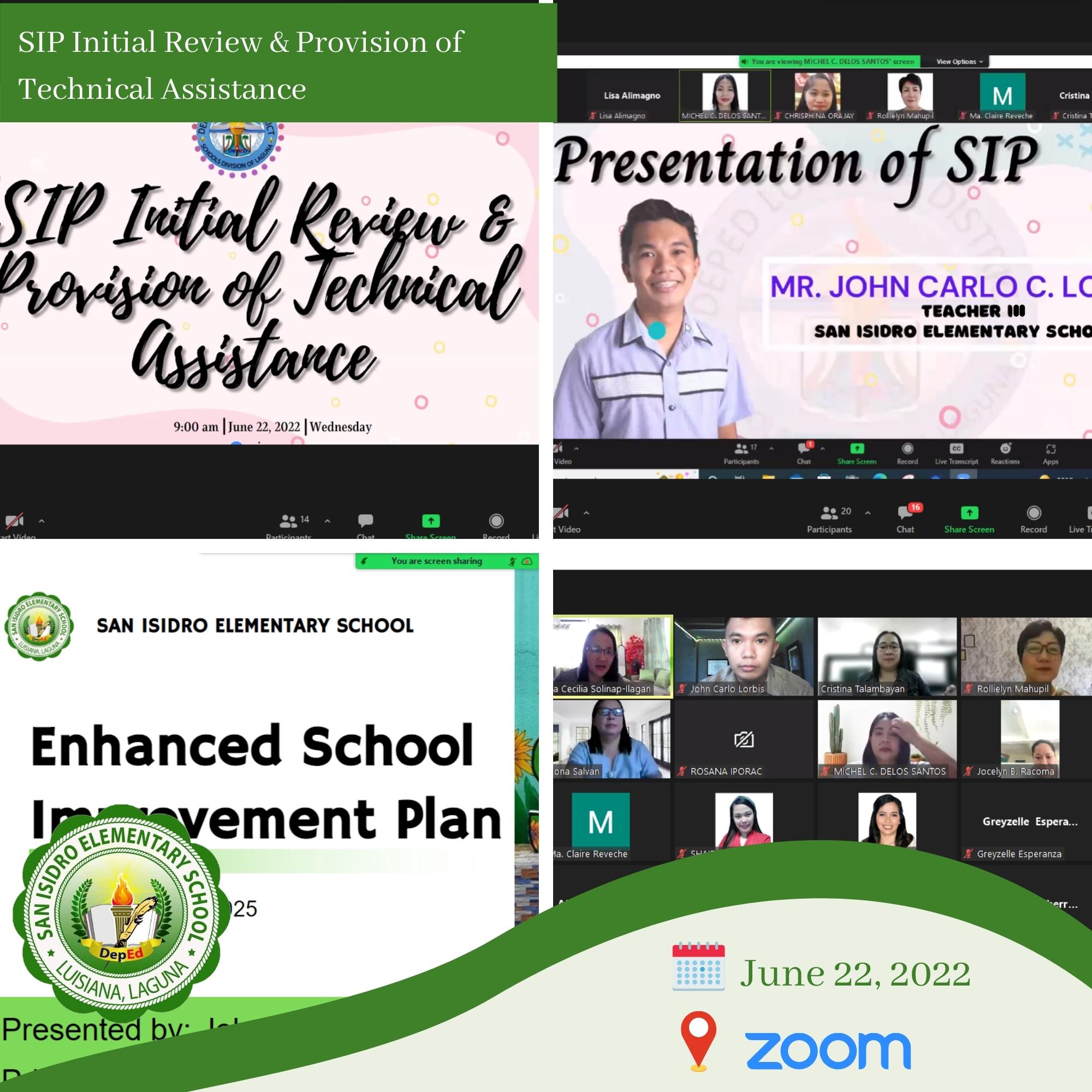SIP Initial Review &... - DepEd Tayo San Isidro ES - Laguna | Facebook