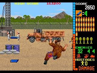 さ Operation Wolf, a 1987 arcade game