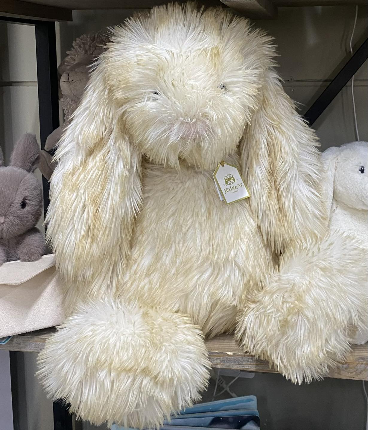 JELLYCAT ALERT: Awesome Springlowe Luxe Bunny $194.95. 2 only 