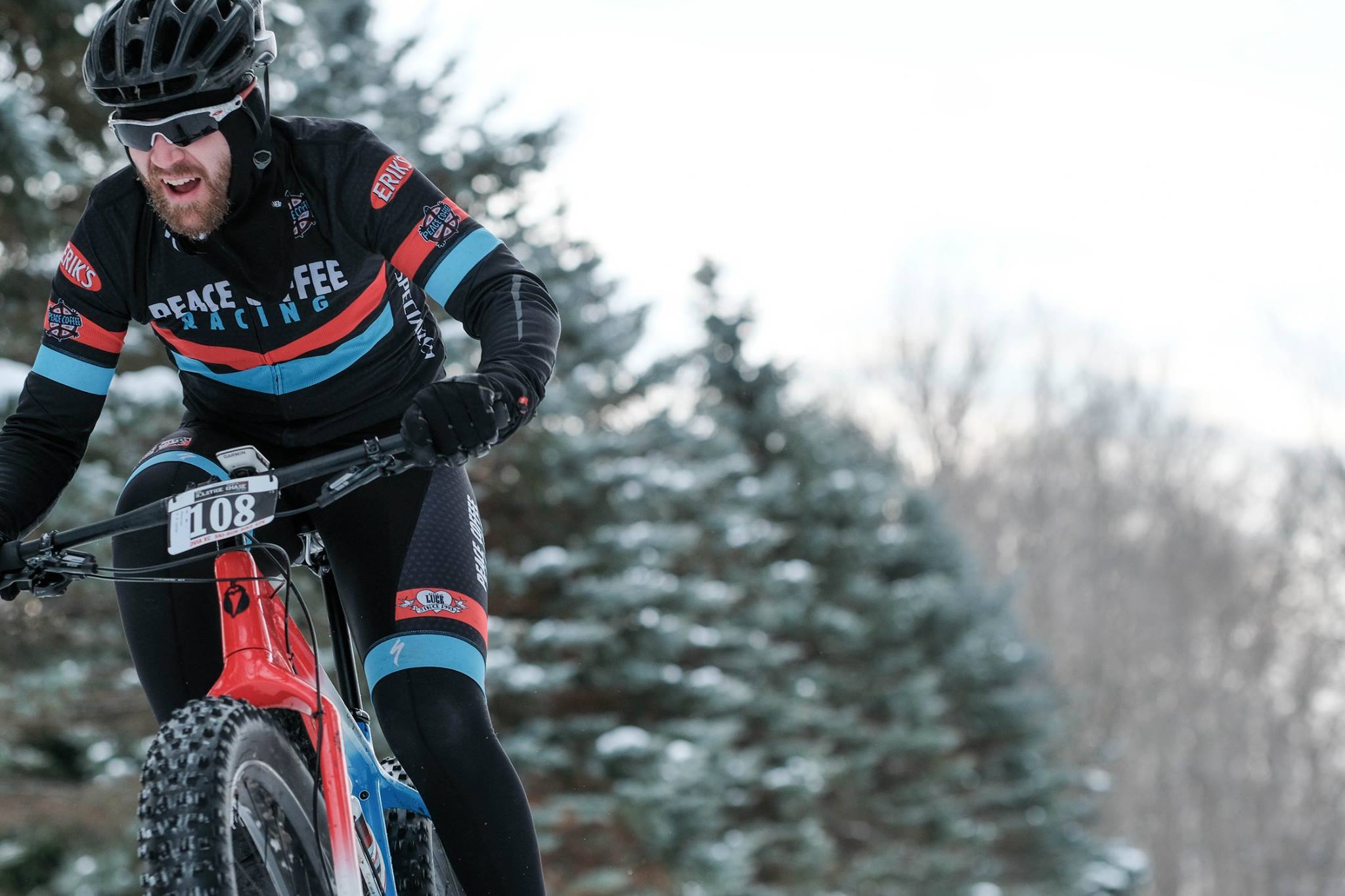 Justin at the Solstice Chase by 45... - Peace Coffee Racing