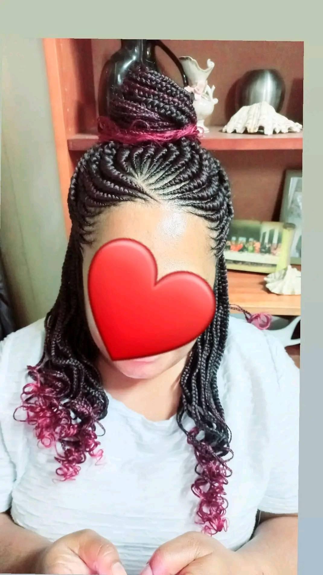 Fulani Braids Hairstyle 🔥💈💕 📞 or WhatsApp 78591429 if interested 😄 Mt ...