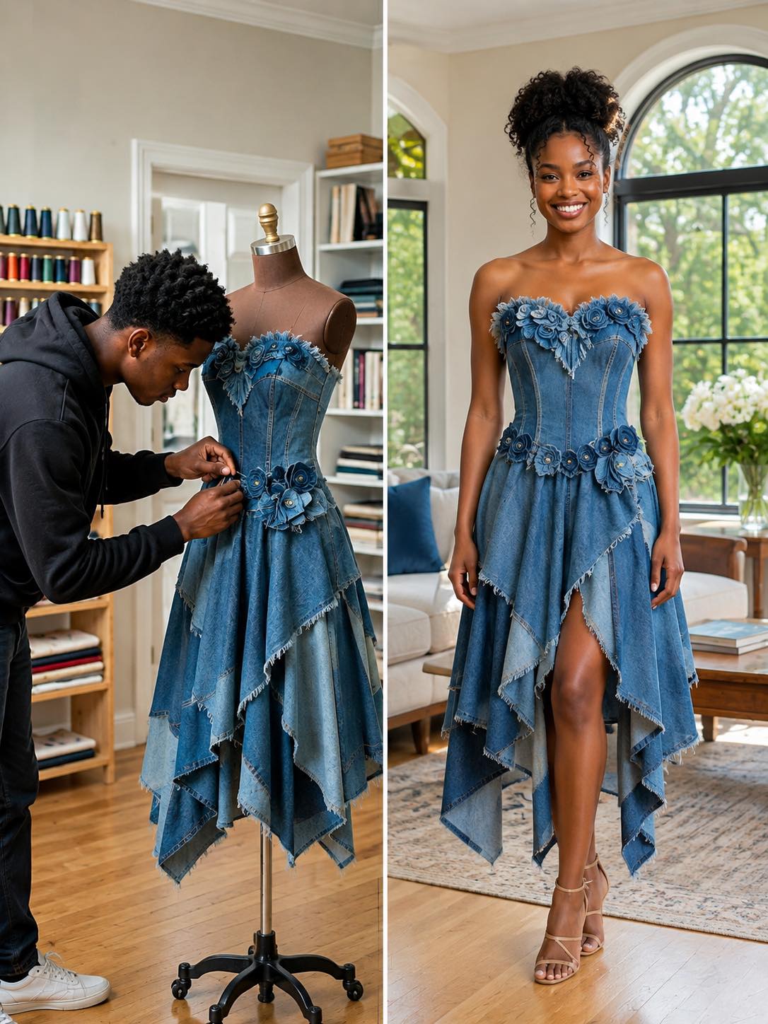 off white dress design Adora 3238 Shoulder Beaded Fitted Slit Wedding Gown Size:6/12m and easy motion meets dress details 1 Shift Dress White Dress