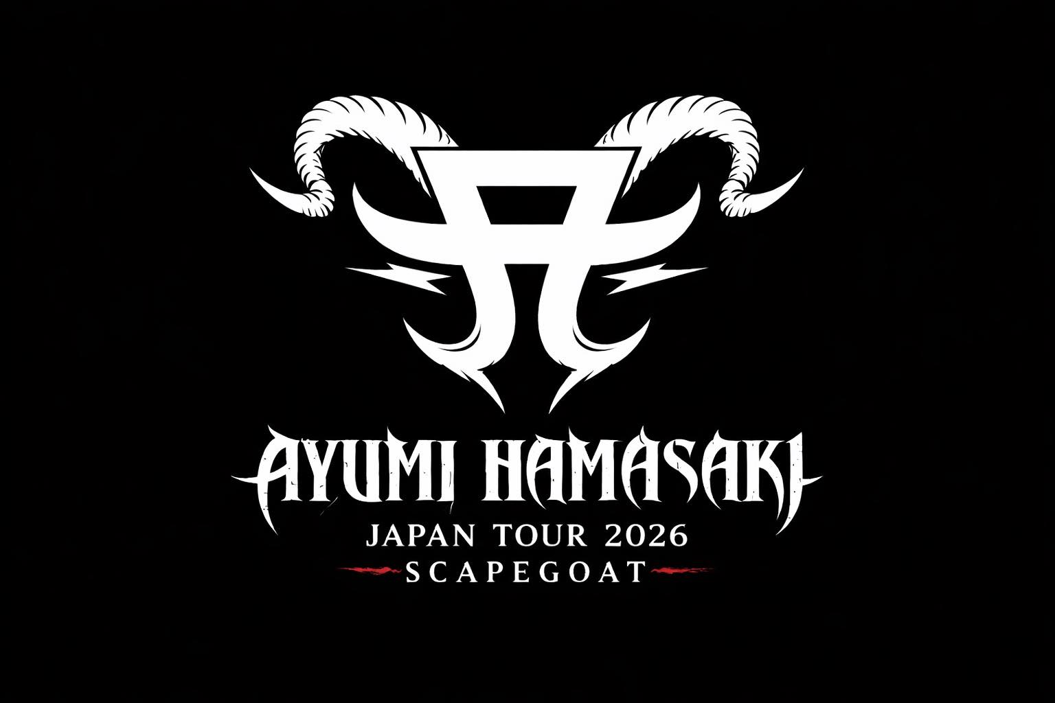 ayumi hamasaki JAPAN TOUR 2026 A ~Scapegoat~ Logo design by me