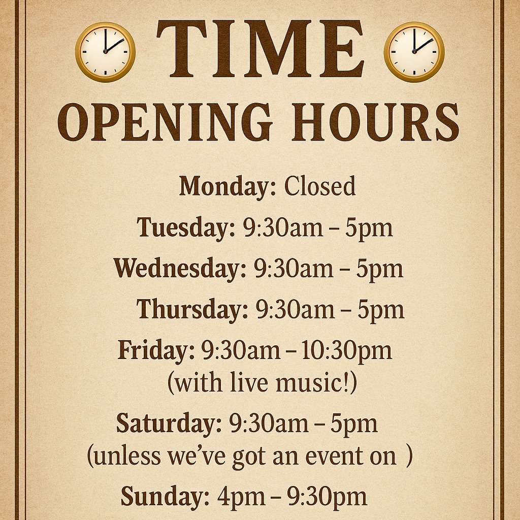 🕰️ TIME OPENING HOURS 🕰️ Here’s... - TIME - The Vintage Hub | Facebook