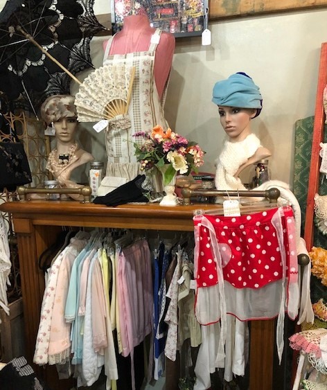 I found these aprons at the State Street store when we went to the