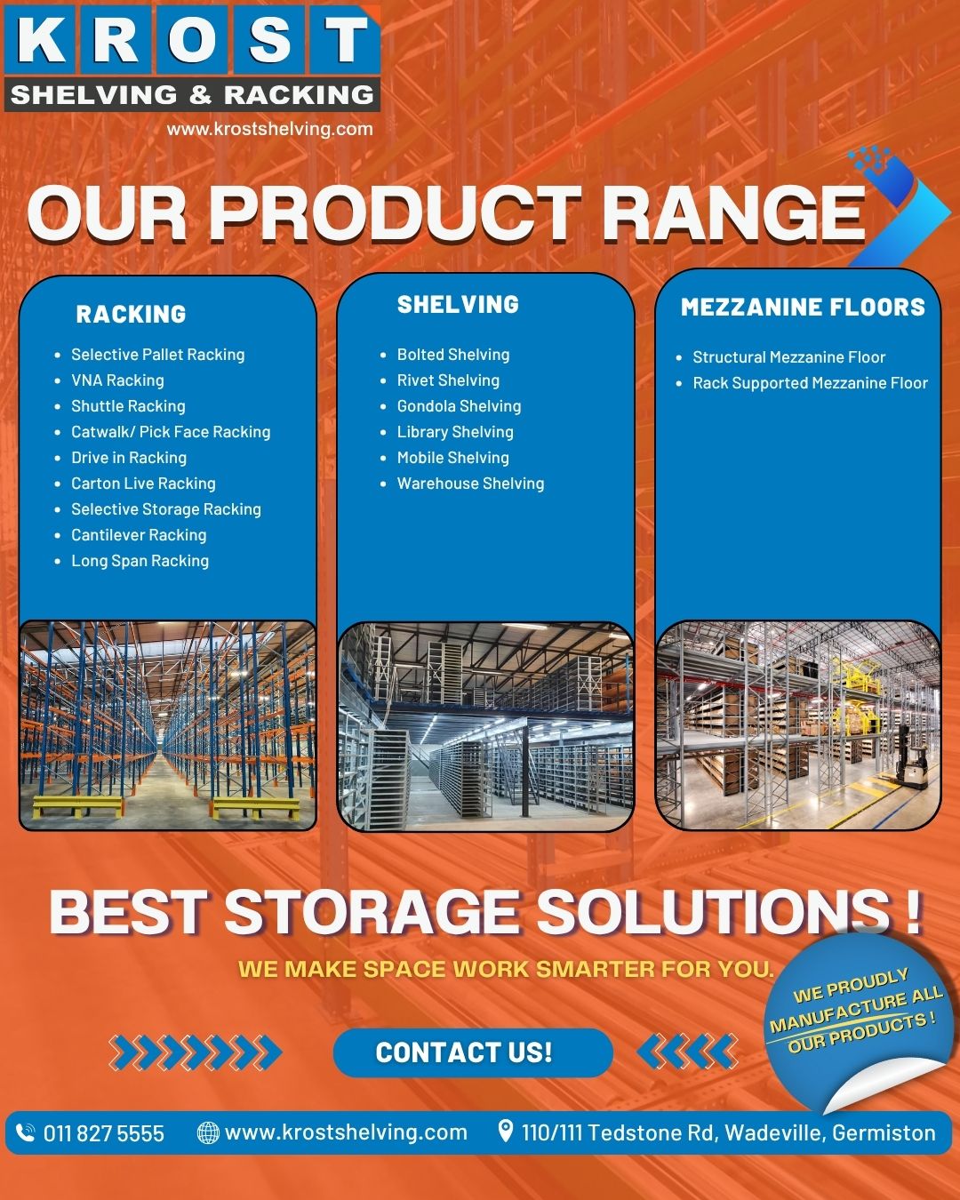 Krost Shelving & Racking added... - Krost Shelving & Racking