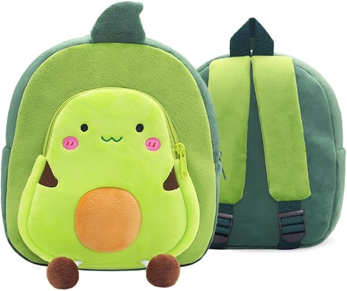 avocado backpack mini PAKKITOP School Bookbag for Kids Girls Boys, Cute for Elementrary Preschool, Funny Green Lightweight School Bag for Students, Avocado School Supplies: Clothing, Shoes & Jewelry 7 litres PAKKITOP School Bookbag for Kids