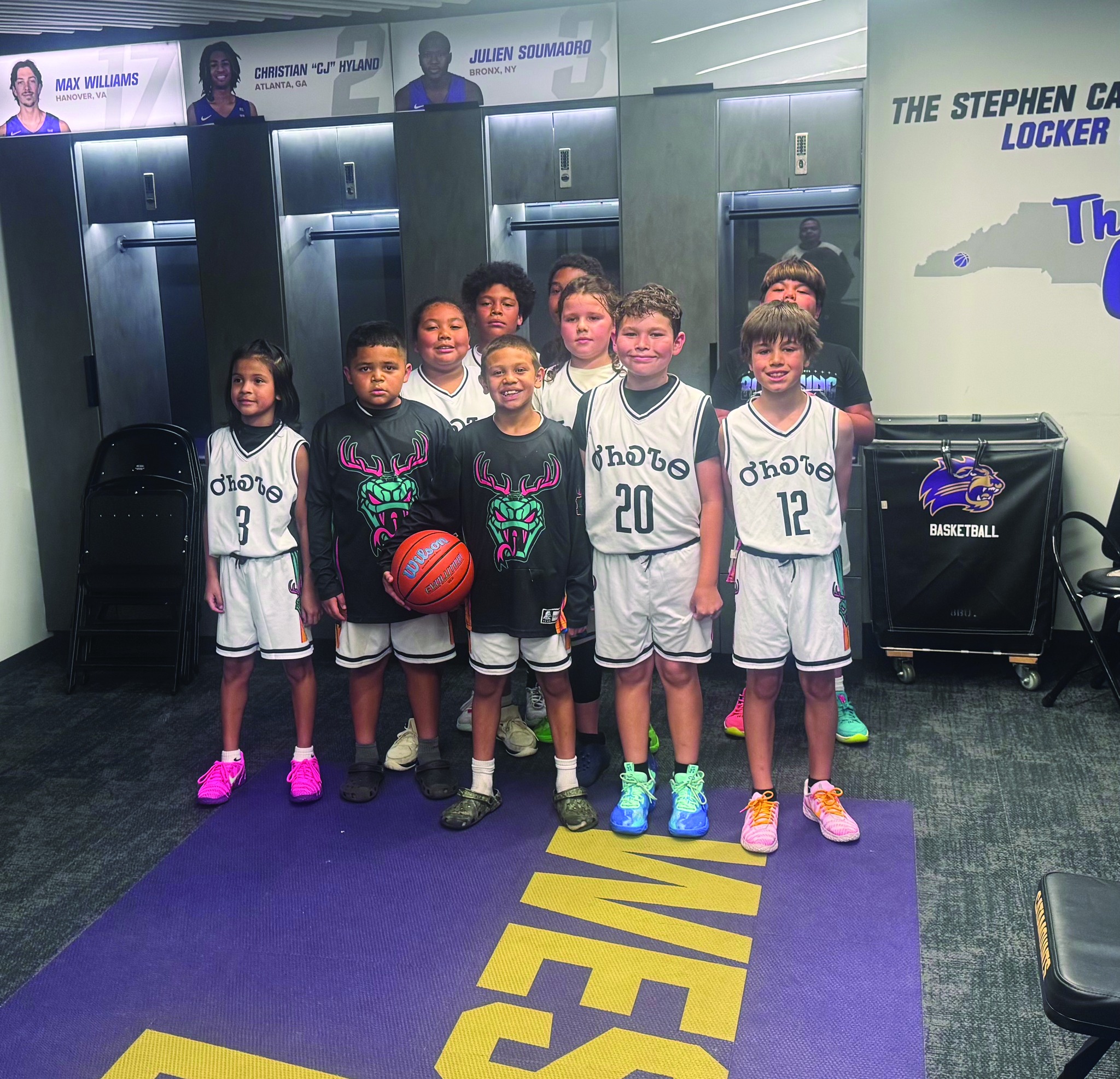 THE GOOD STUFF: Team gets tour of WCU basketball The men