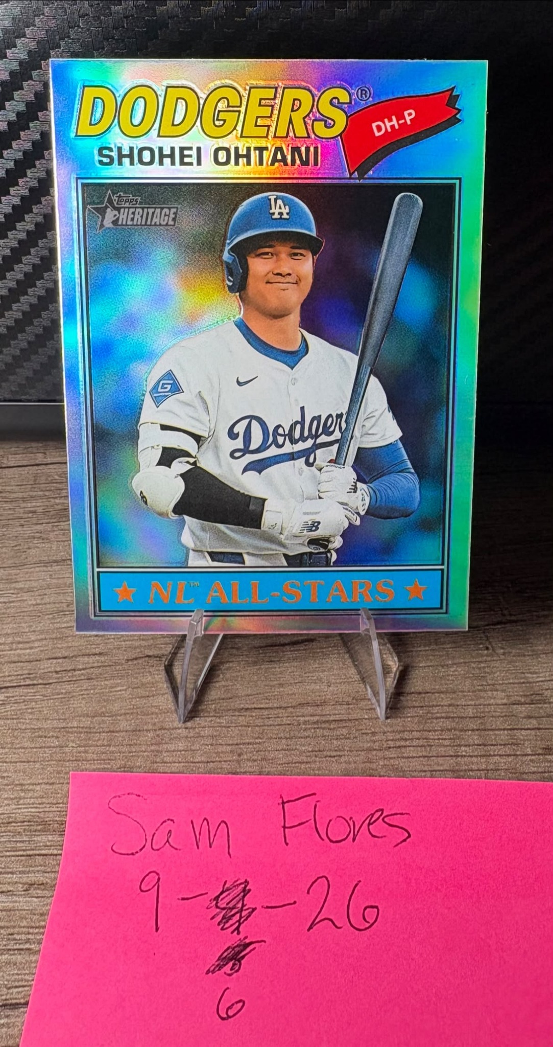 2014 Konami Baseball Heroes Shohei Ohtani 'Monster' card
