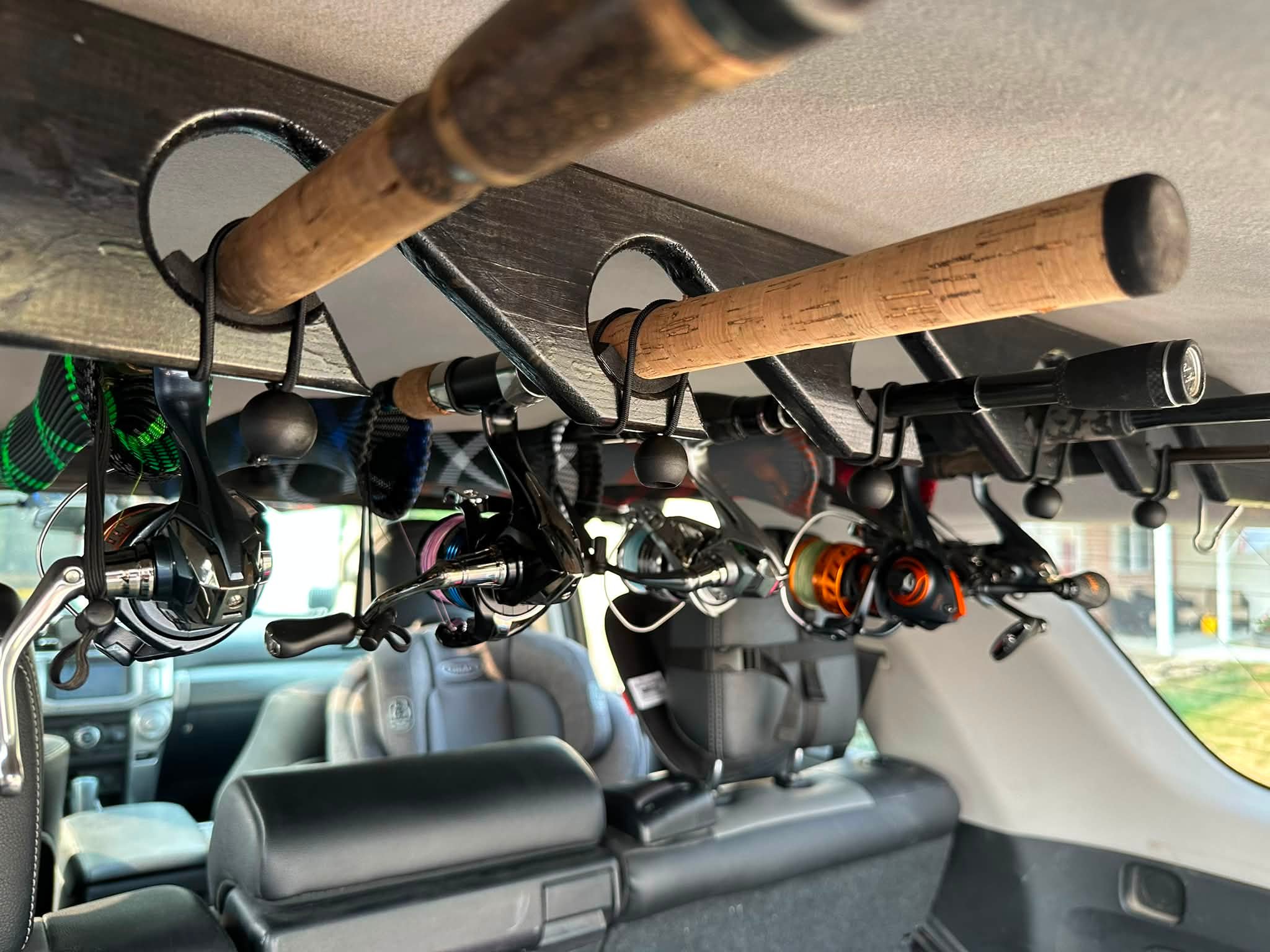 interior fishing rod holder RH6650 Quick Switch roof rack Custom ceiling fishing rod storage
