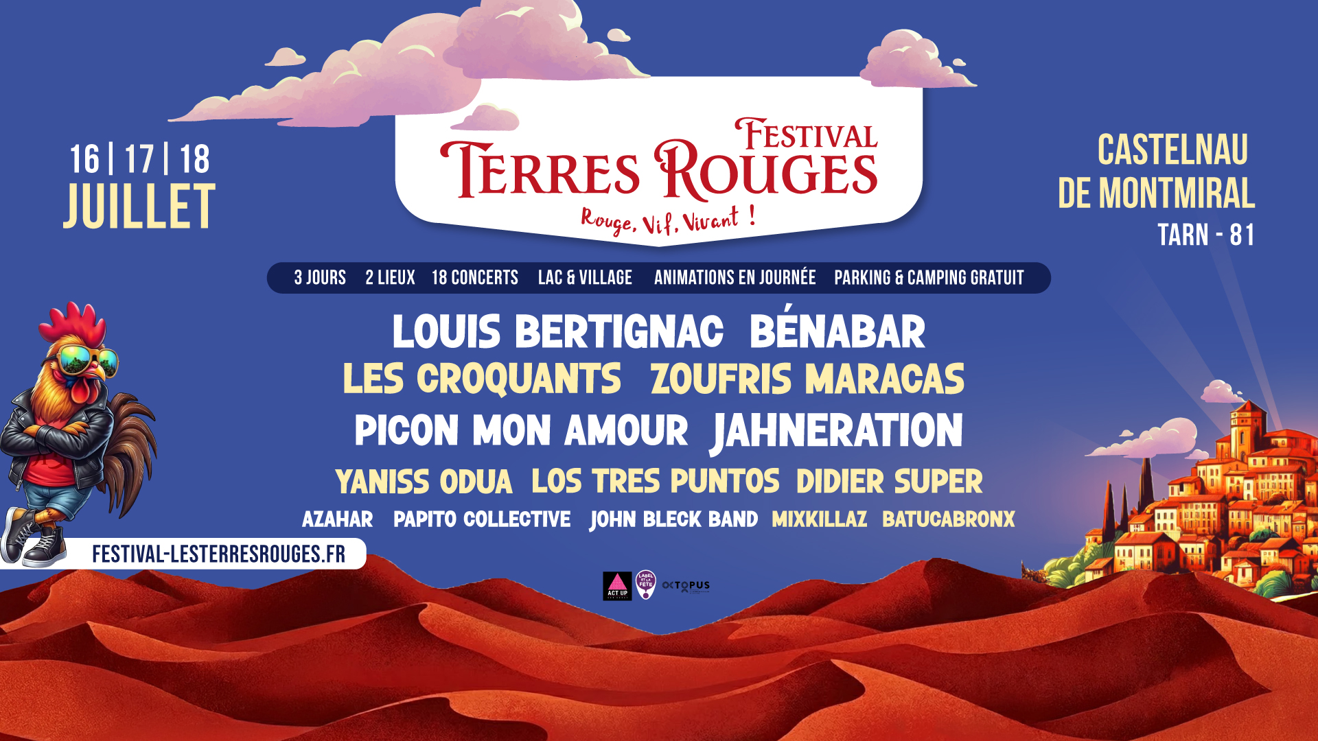 Festival Les Terres Rouges | Castelnau-de-Montmiral