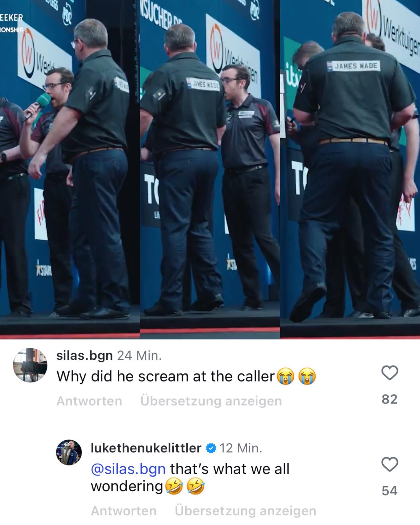 Houseofdarts - 📲 Luke Littler COMMENTING on a post from the PDC after ...