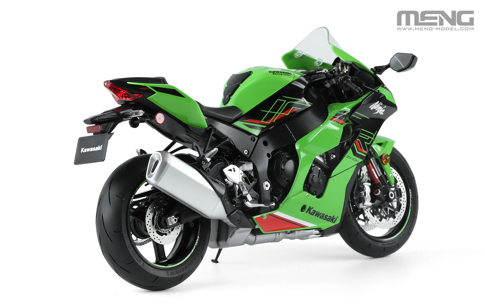 MENG Announces Pre-colored 1/9 Kawasaki Ninja ZX-10R KRT Edition