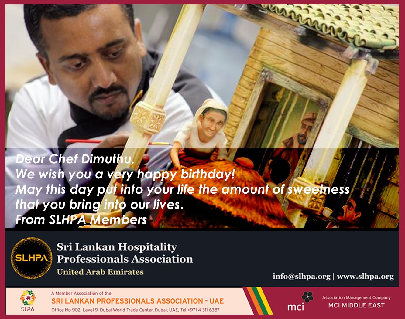 SLHPA - Dear Chef Dimuthu, We wish you a very happy... | Facebook