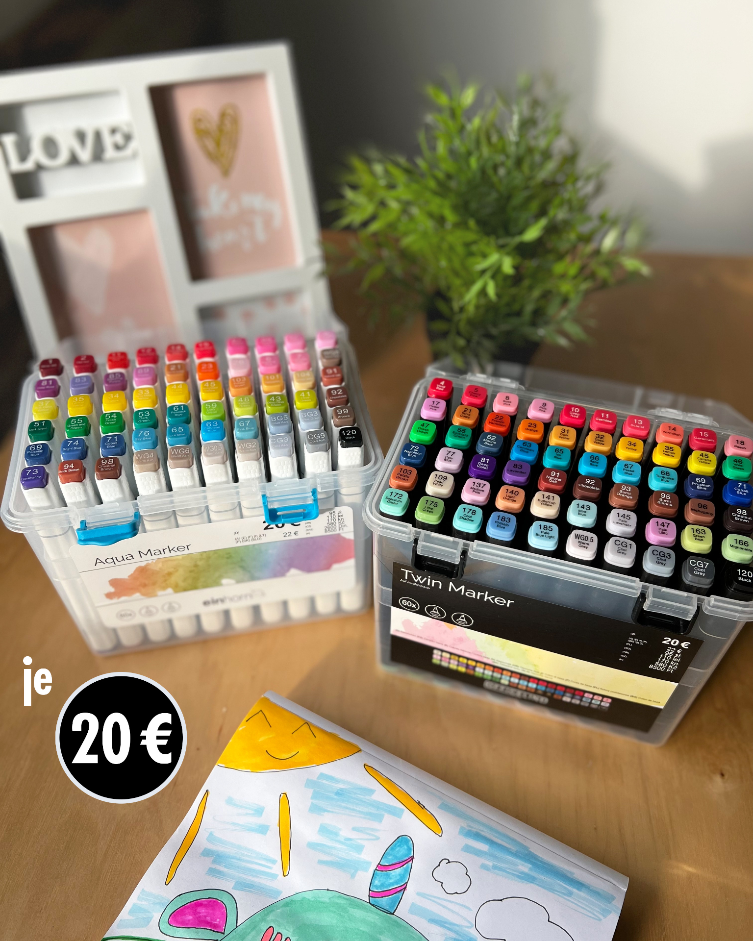 ✓ Ausreichend in hohen Mengen verfügbar! ✓ Entfache Deine malerische Kreativität! 🤩 Die perfekten Begleiter für den künstlerischen Werkzeugkasten: Mit unseren wasserfesten Twin Marker könnt Ihr nicht nur schnell wichtige Stellen farbig