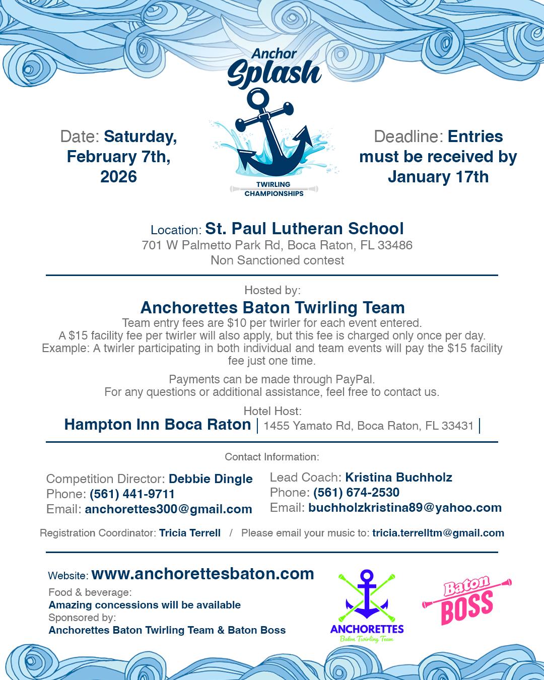 Anchorettes - ⚓️Save the Date! ⚓️ We’re so excited to announce the ...