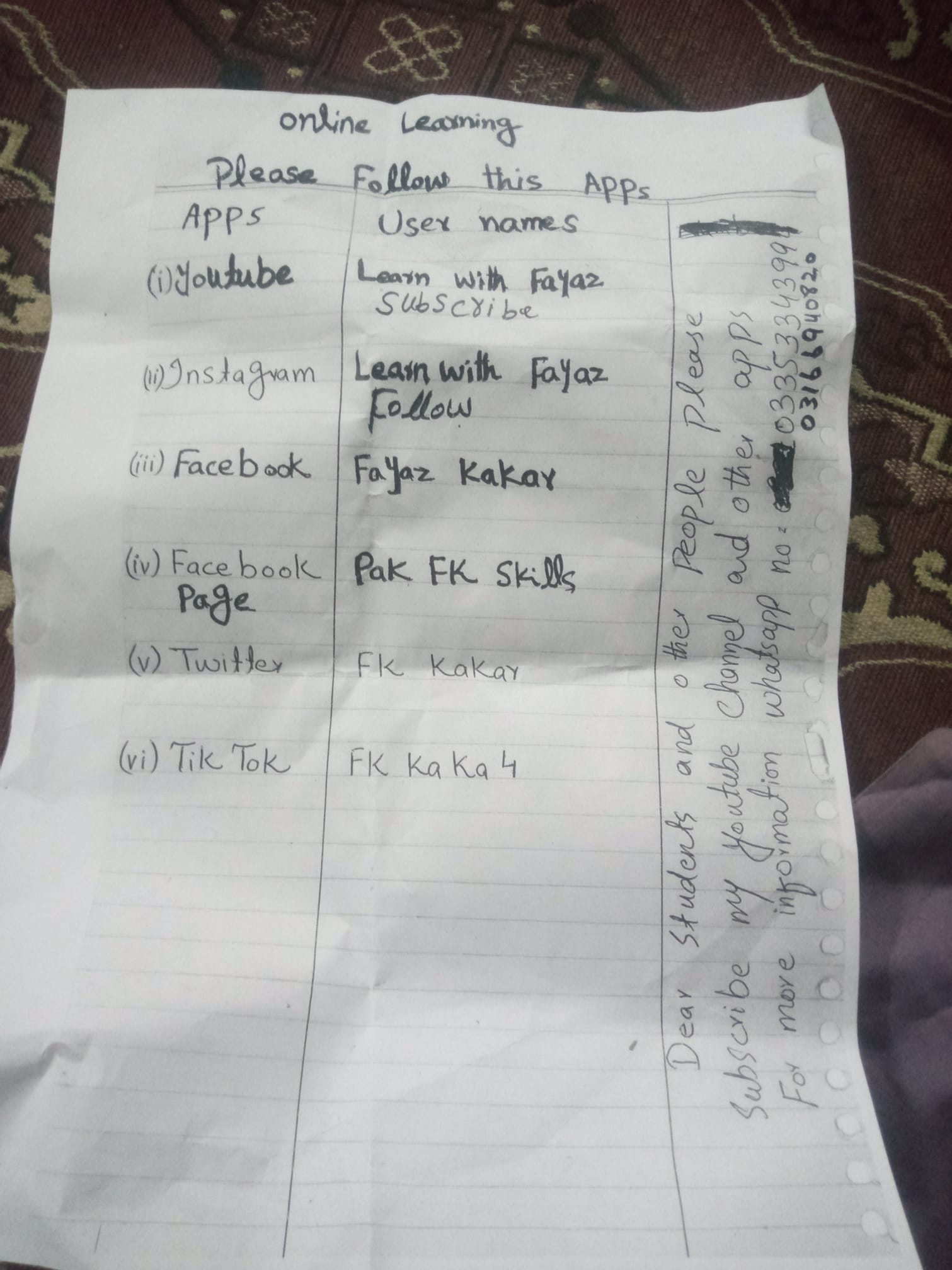Learn with fayaz