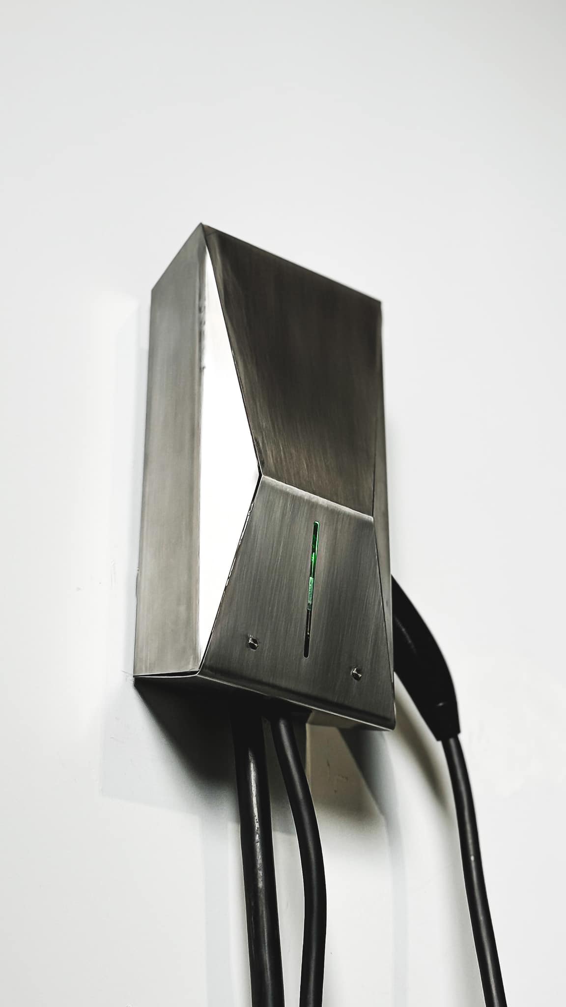 Custom Tesla wall connector faceplate for Cybertruck