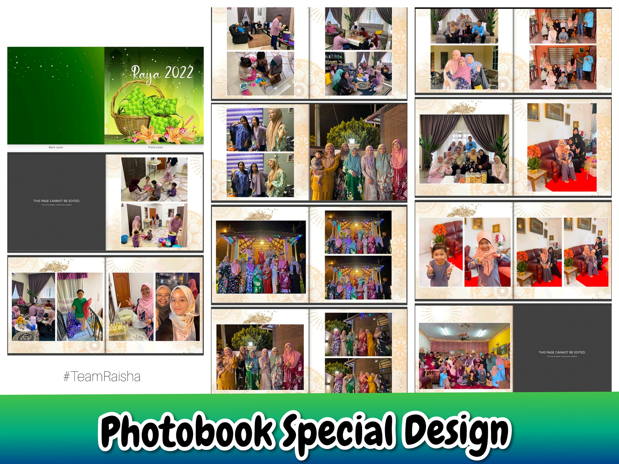 Raisha Sweeties - Contoh Album Photobook Raya 2022 😍...