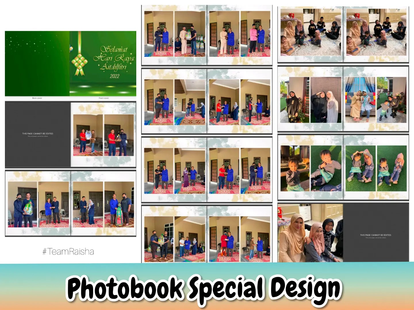 Raisha Sweeties - Contoh Album Photobook Raya 2022 😍...