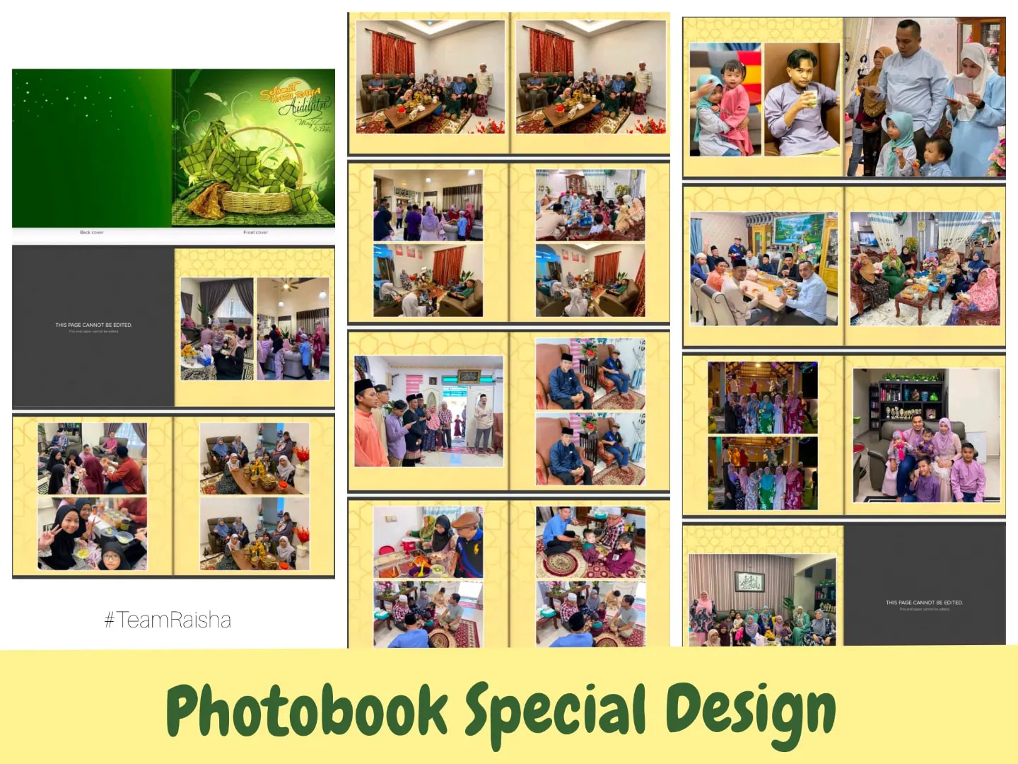 Raisha Sweeties - Contoh Album Photobook Raya 2022 😍...