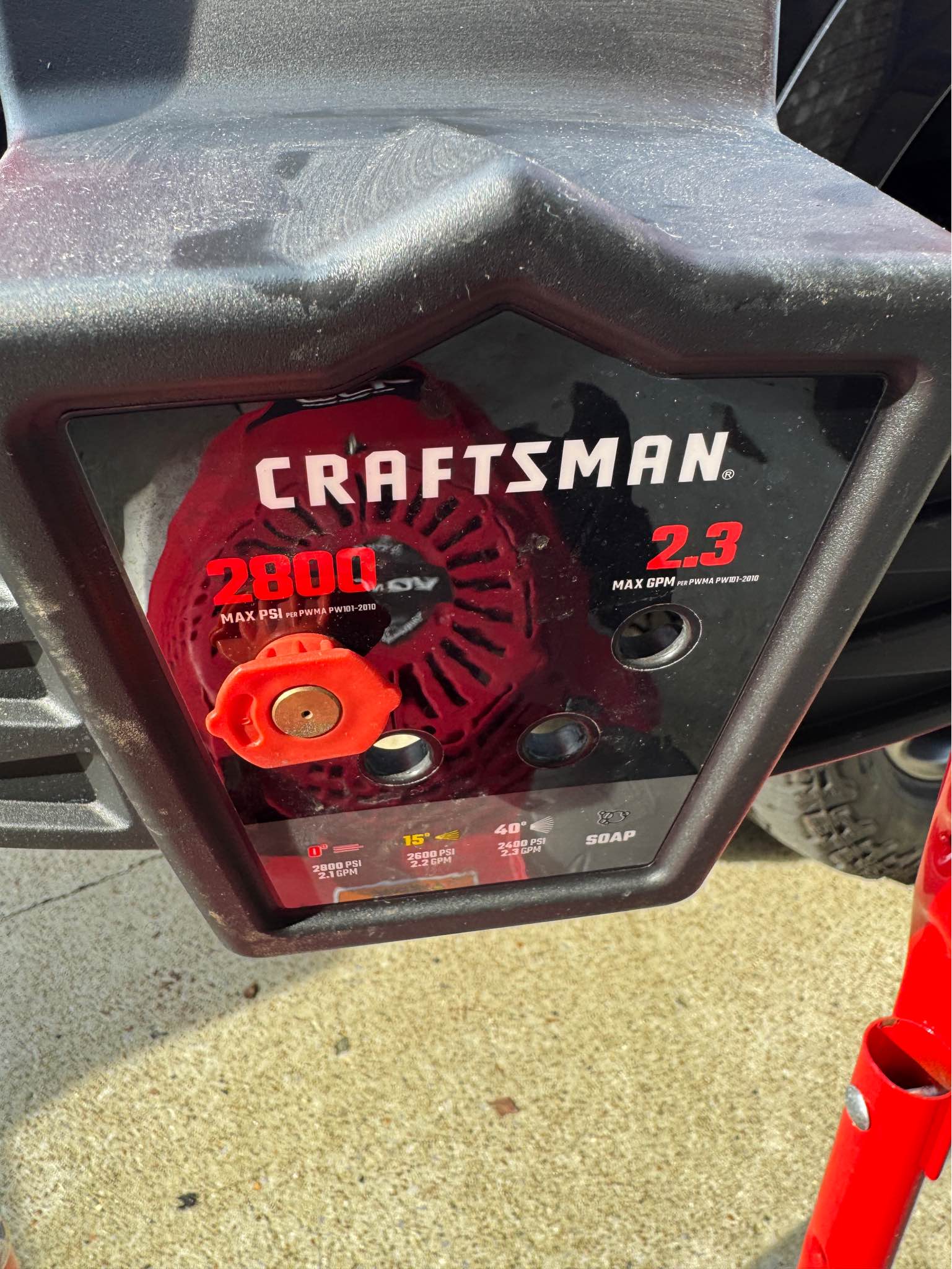 Craftsman Honda motor pressure washer 2800 psi - Pressure Washers ...