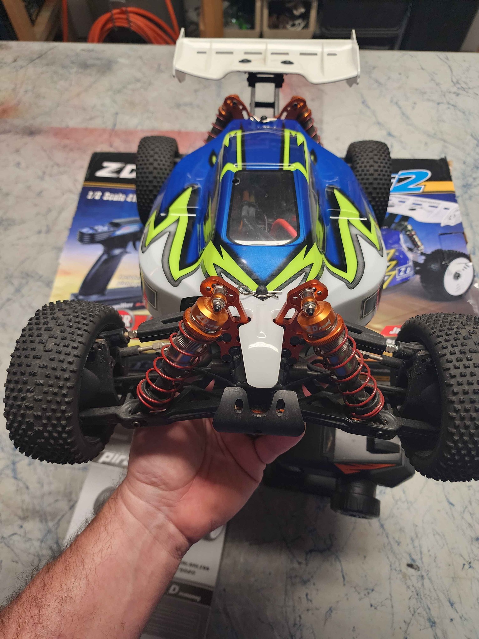 Fast Brushless RC car ZD Racing Pirates 2 ready to run 1/8 scale 4 ...