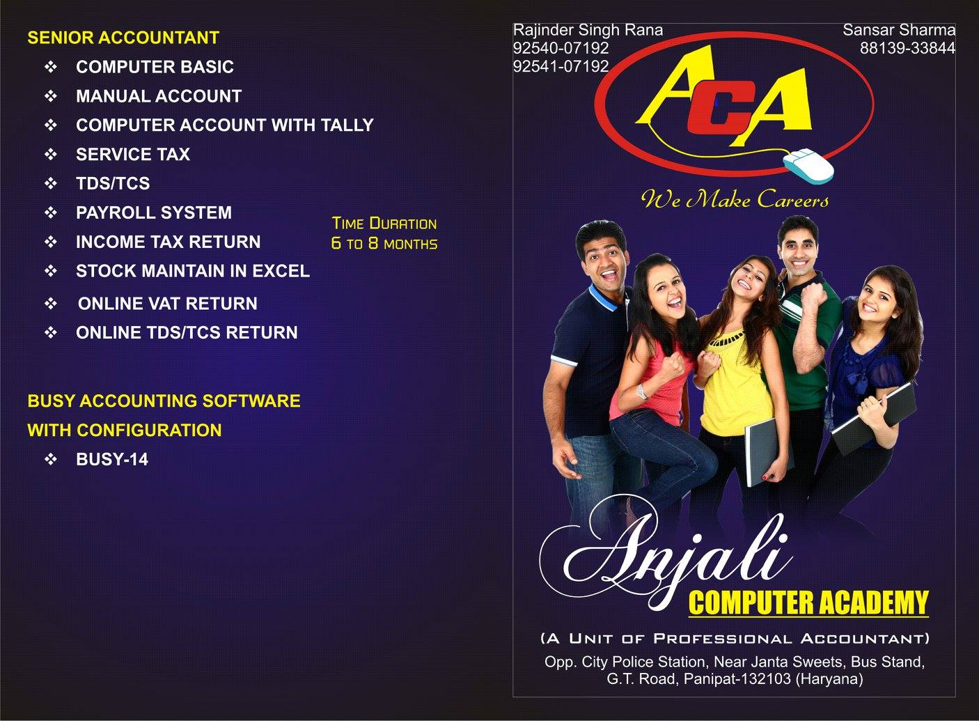 Anjali Computer Academy | Panipat