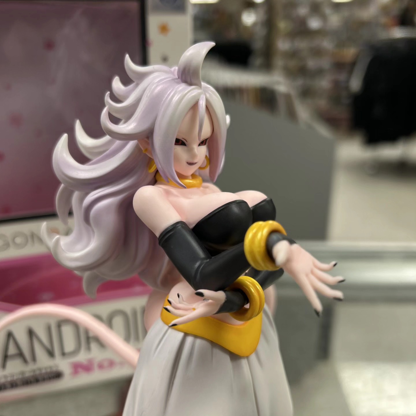 Android 21 figurines available at The Cave in Arden