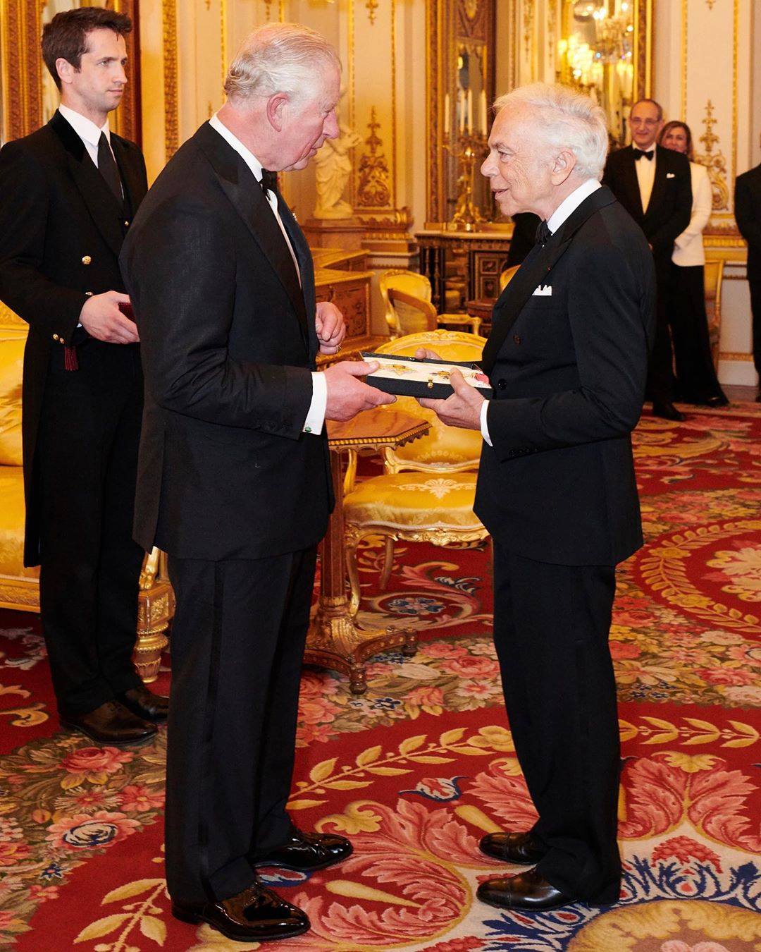 Ralph Lauren - In a private ceremony hosted by His Royal Highness The ...