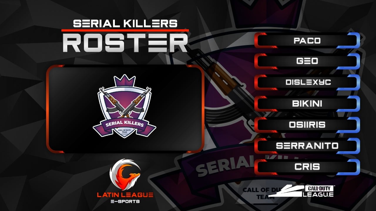 Les compartimos el roster oficial del... - Serial Killers MX | Facebook
