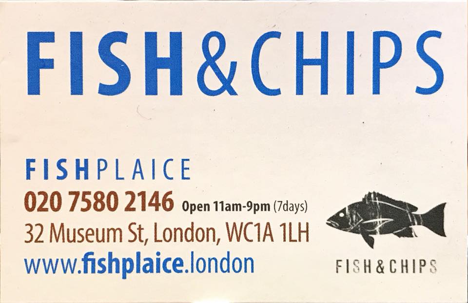 We are here!!... Fish Plaice 32 Museum St. Fish and Chips Facebook