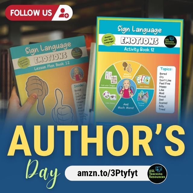 ASL - 📚 Celebrate ASL Author's Day with us! 📚 Join the movement to ...