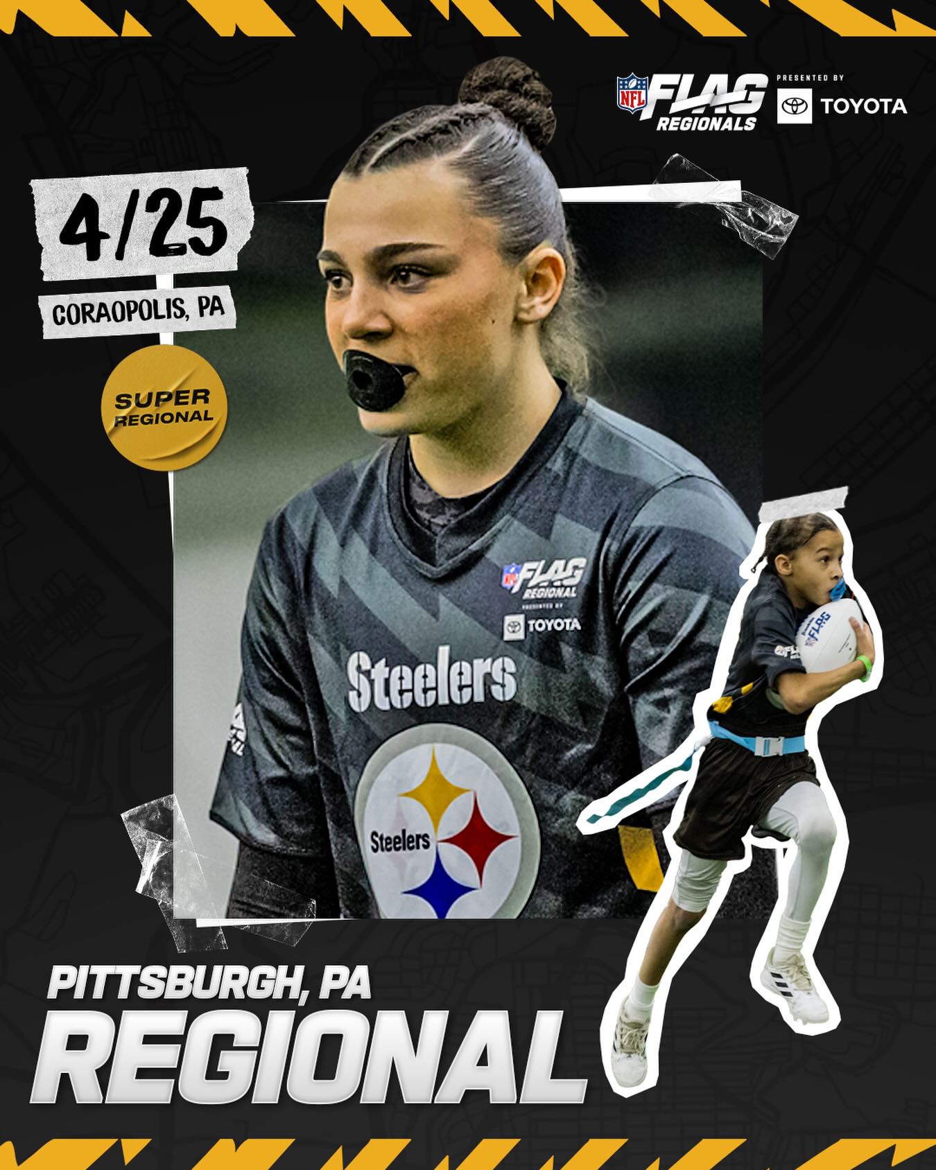 NFL - PITTSBURGH ⚫🟡 Here We Go! The Steel City hosts the NFL Draft AND ...
