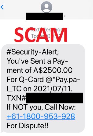 SCAM ALERT! Watch out for text messages... - NSW Police Force | Facebook