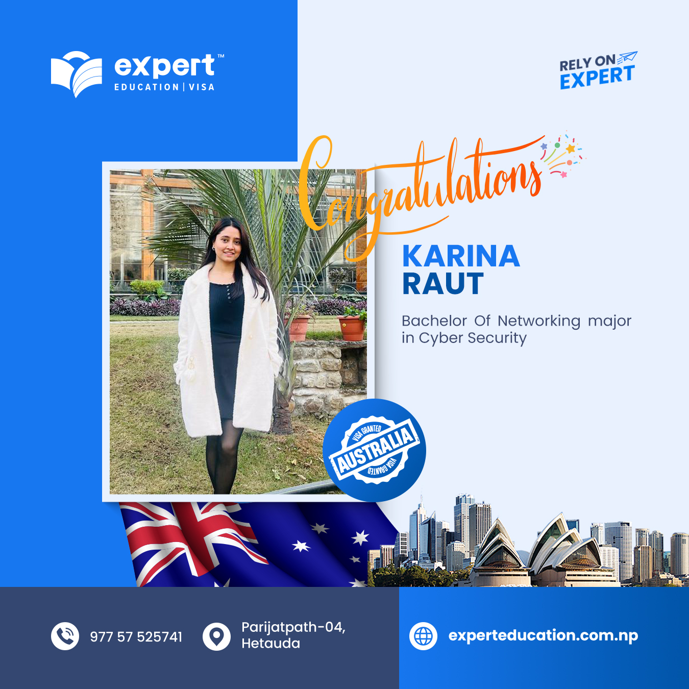 Expert - 🎉 Congratulations...!🎉 We are thrilled to announce that Miss ...
