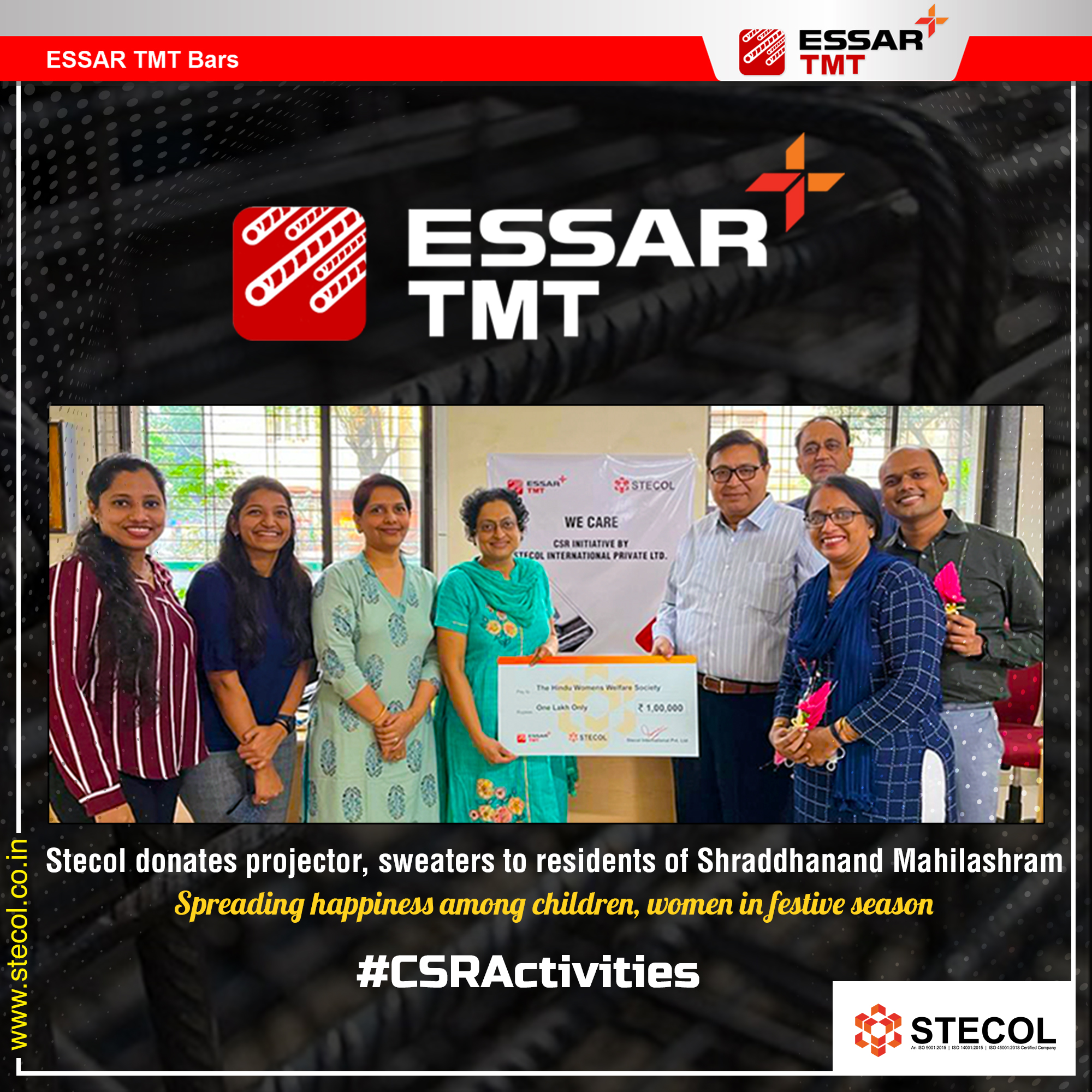 Essar TMT Bars - Stecol International Private Limited (SIPL), which ...