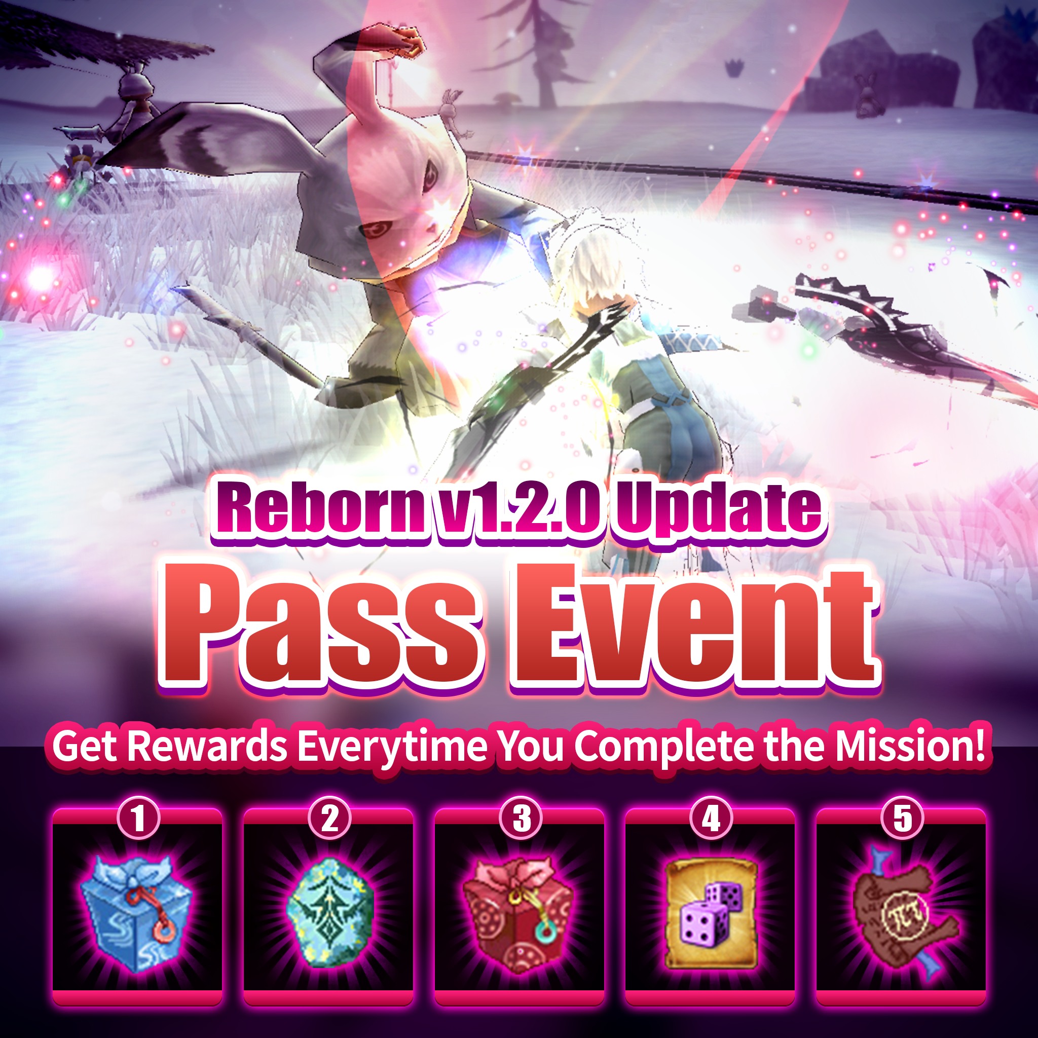 Flyff Universe - Update Pass Event In order to celebrate...