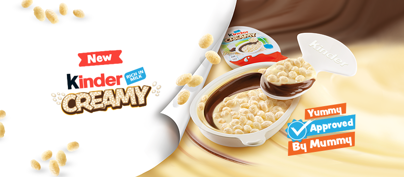 Kinder - Introducing the all new Kinder Creamy! The delicious ...