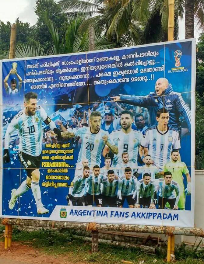 Argentina Fans Kerala added a new photo... Argentina Fans Kerala