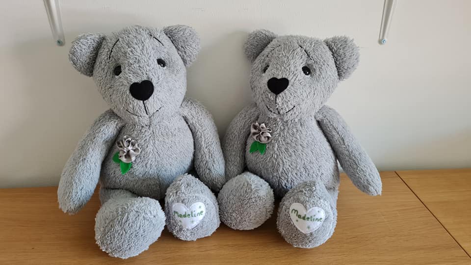 grey teddy bear dressing gown How adorable are the bears in the gowns?! 🥹🐻 So cosy! 🥰 Shop the full range in store and online at @onemorebear Bear fleece robe